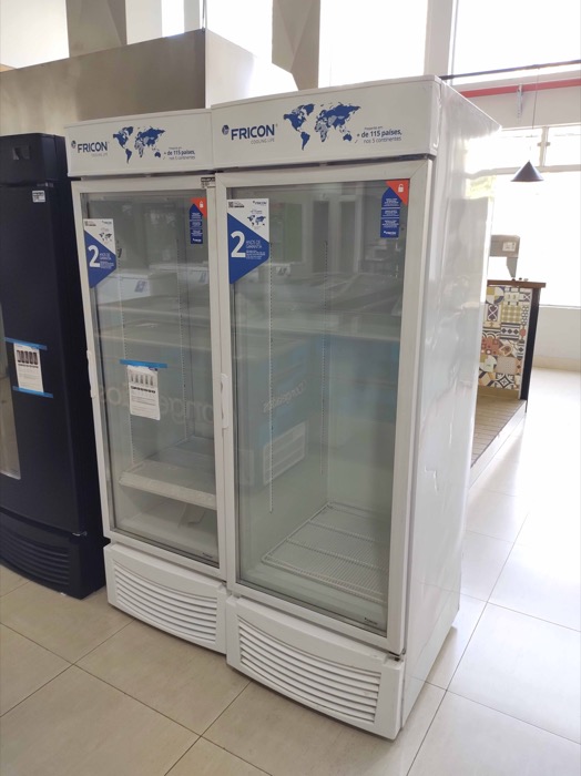 Freezer Vertical Porta de Vidro