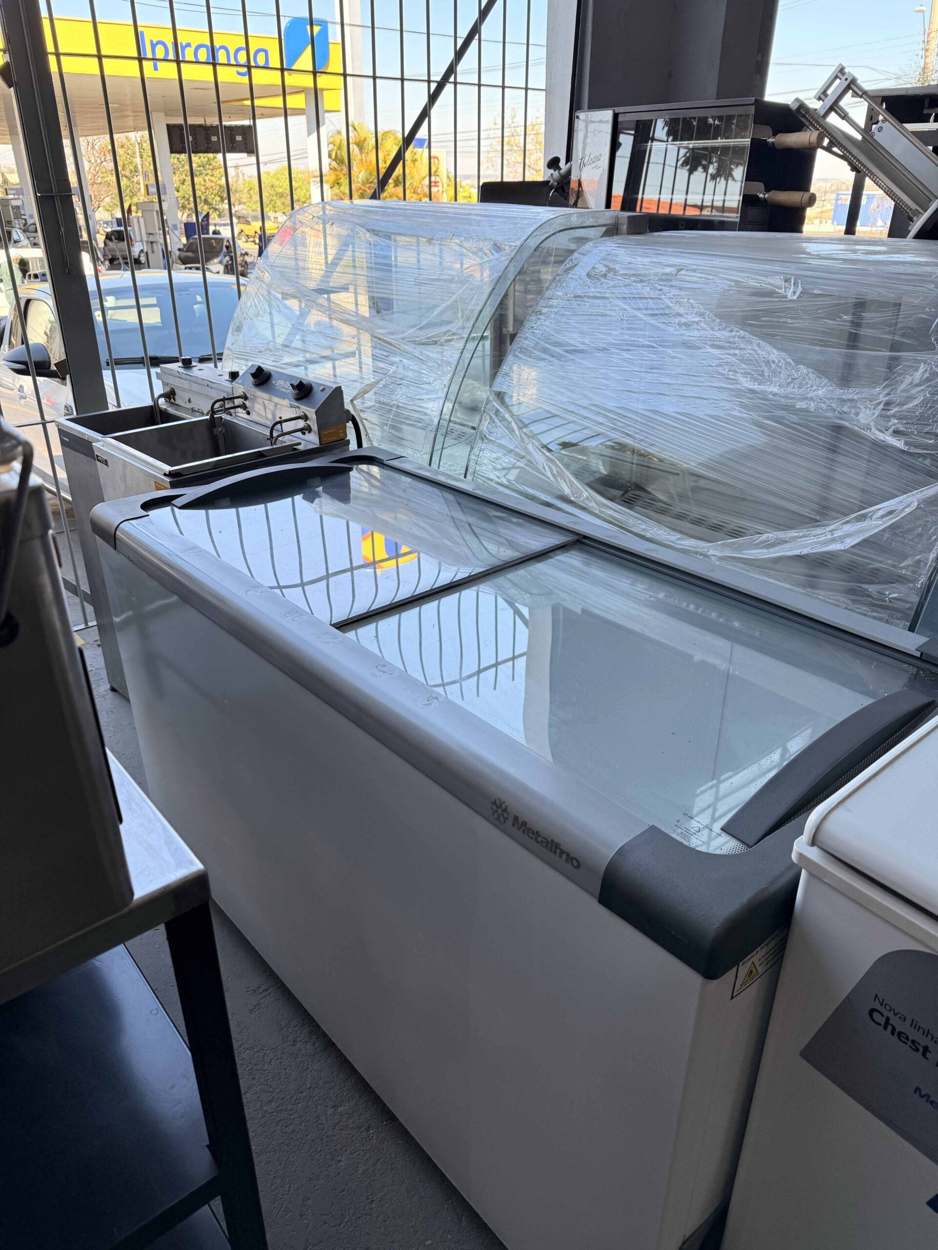 Freezer Horizontal Tampa de Vidro