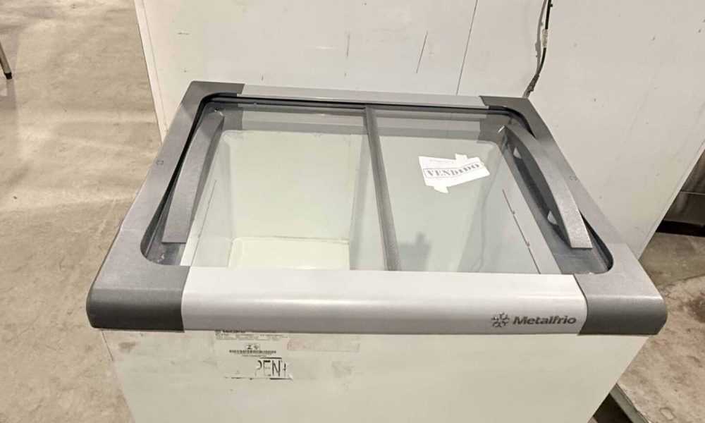 Freezer Horizontal Tampa de Vidro-3